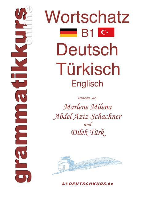 Wörterbuch Deutsch - Türkisch - Englisch Niveau B1 main product photo