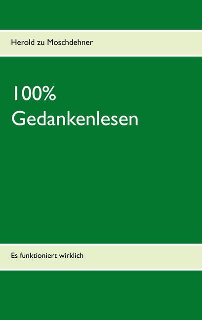100% Gedankenlesen main product photo