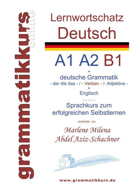Lernwortschatz deutsch A1 A2 B1 main product photo