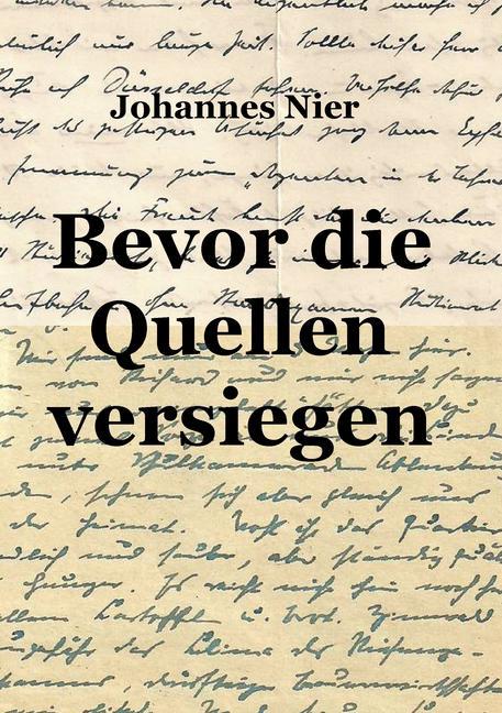 Bevor die Quellen versiegen main product photo