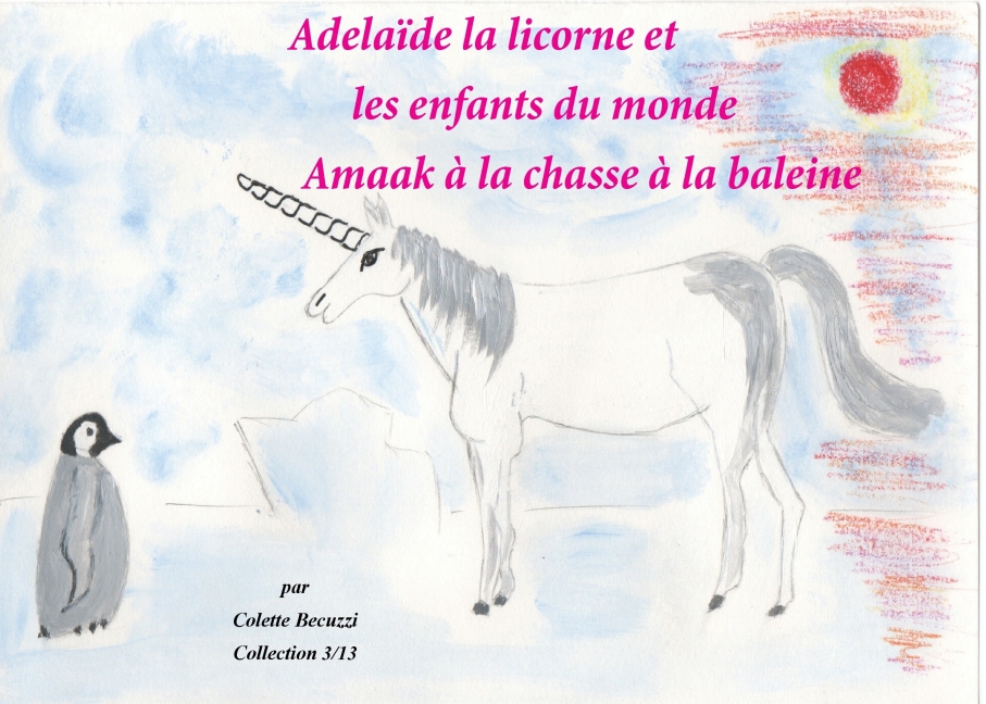Adélaïde la licorne et les enfants du monde - Amaak à la chasse à la baleine main product photo
