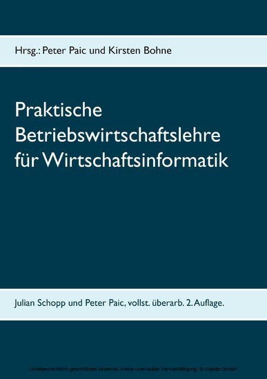 Praktische Betriebswirtschaftslehre für Wirtschaftsinformatik main product photo