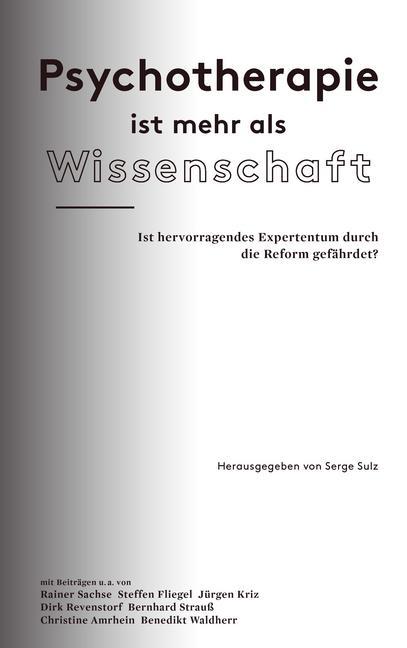 Psychotherapie ist mehr als Wissenschaft main product photo