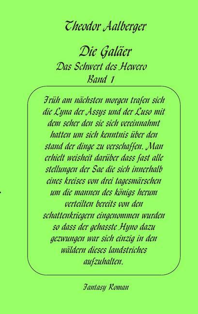 Die Galäer - Das Schwert des Hewero main product photo