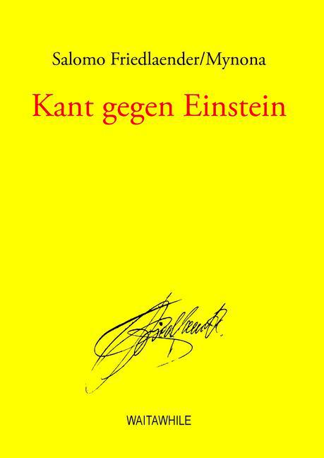 Kant gegen Einstein main product photo