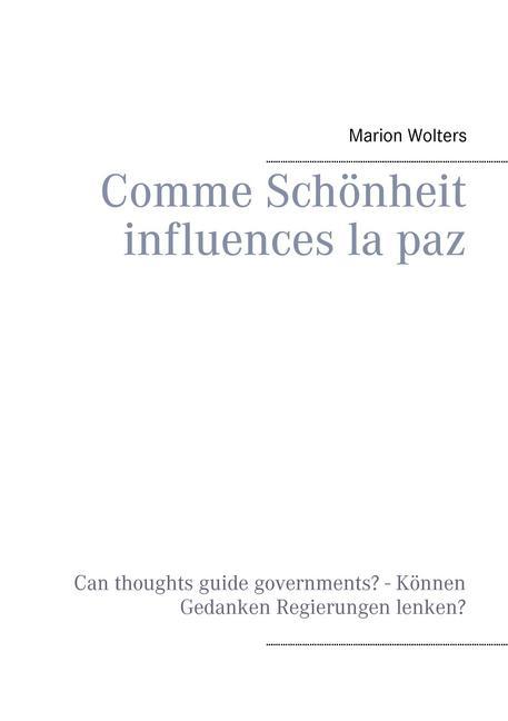 Comme Schönheit influences la paz main product photo