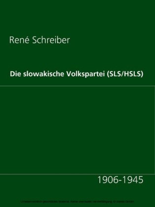 Die slowakische Volkspartei (SLS/HSLS)