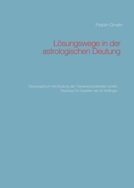 Lösungswege in der astrologischen Deutung main product photo
