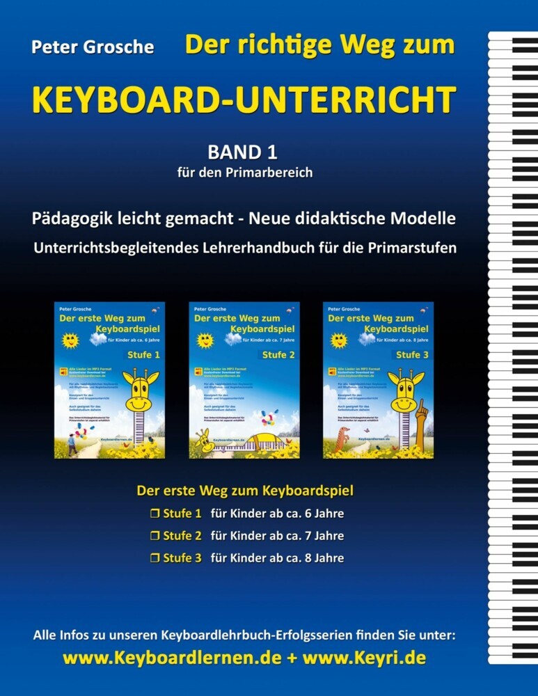 Der richtige Weg zum Keyboard-Unterricht - Band 1 main product photo