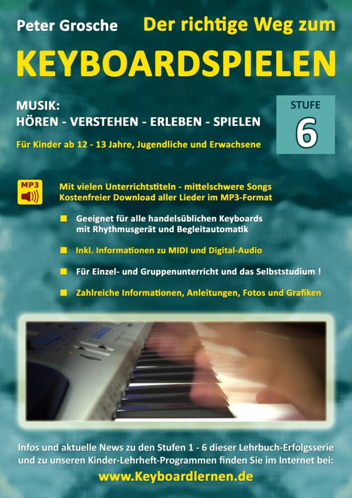 Der richtige Weg zum Keyboardspielen (Stufe 6) main product photo