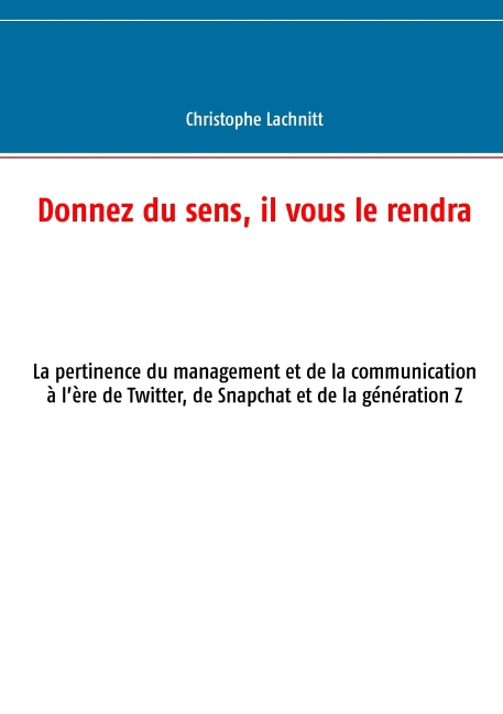Donnez du sens, il vous le rendra main product photo