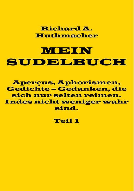 Mein Sudelbuch, Teil 1 main product photo
