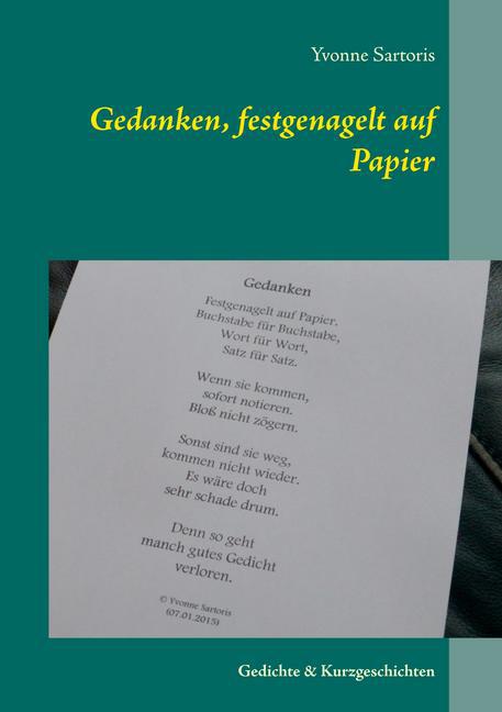Gedanken, festgenagelt auf Papier main product photo