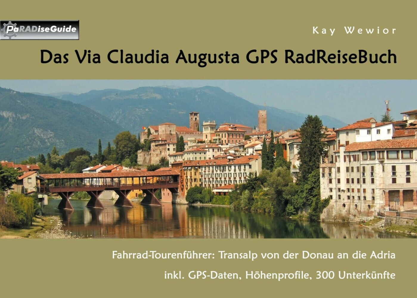 Das Via Claudia Augusta GPS RadReiseBuch main product photo