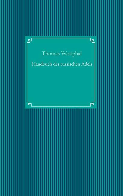 Handbuch des russischen Adels main product photo