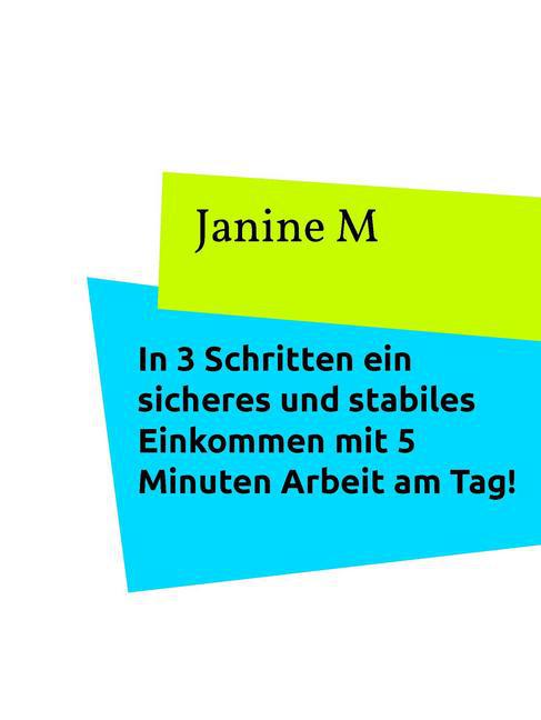 In 3 Schritten ein sicheres und stabiles Einkommen mit 5 Minuten Arbeit am Tag main product photo