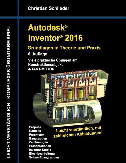 Autodesk Inventor 2016 - Grundlagen in Theorie und Praxis main product photo