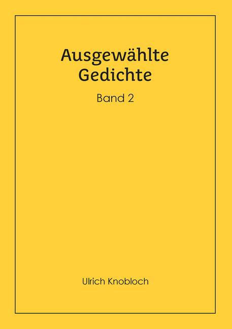 Ausgewählte Gedichte, Band 2 main product photo