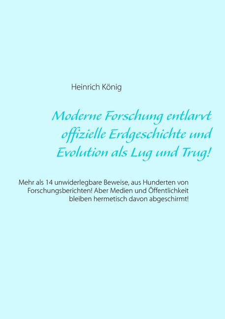 Moderne Forschung entlarvt offizielle Erdgeschichte und Evolution als Lug und Trug! main product photo