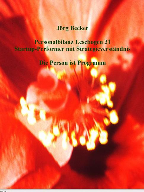 Personalbilanz Lesebogen 31 Startup-Performer mit Strategieverständnis main product photo