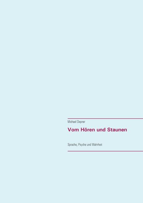 Vom Hören und Staunen main product photo