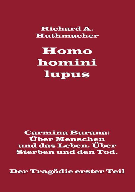 Homo homini lupus. Der Tragödie erster Teil main product photo