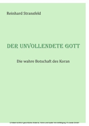 Der unvollendete Gott