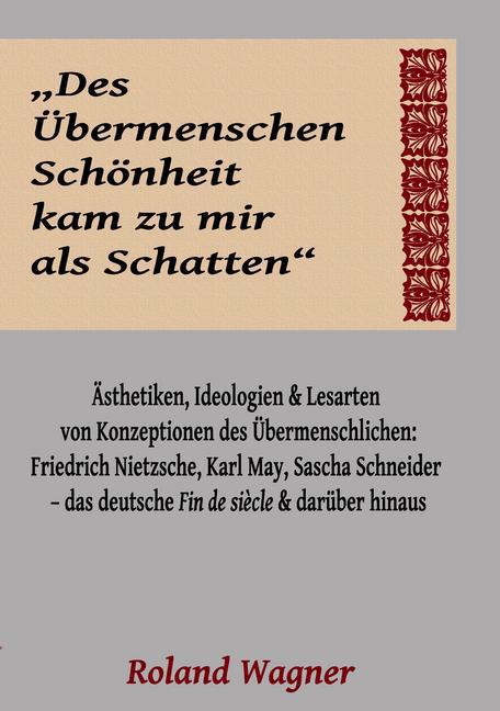"Des Übermenschen Schönheit kam zu mir als Schatten" main product photo