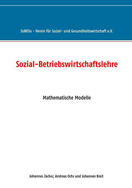Sozial-Betriebswirtschaftslehre main product photo