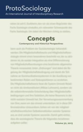 Concepts: Contemporary and Historical Perspectives