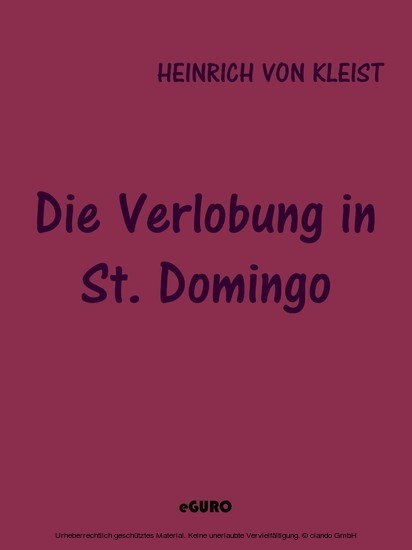 Die Verlobung in St. Domingo main product photo