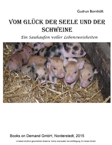Vom Glück der Seele und der Schweine main product photo
