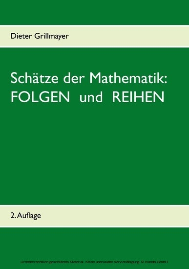 Schätze der Mathematik: Folgen und Reihen main product photo