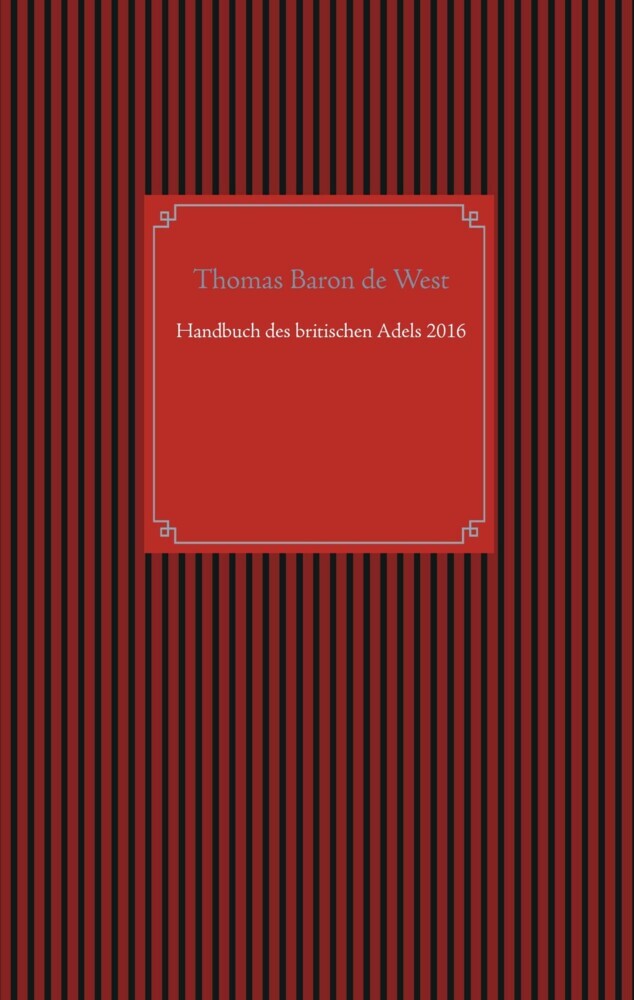 Handbuch des britischen Adels 2016 main product photo