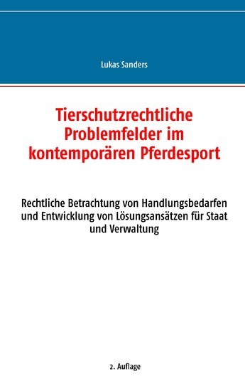 Tierschutzrechtliche Problemfelder im kontemporären Pferdesport main product photo