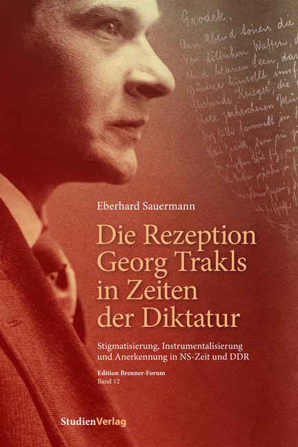 Die Rezeption Georg Trakls in Zeiten der Diktatur main product photo
