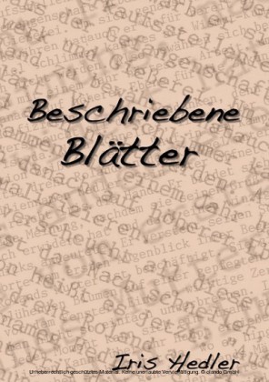 Beschriebene Blätter