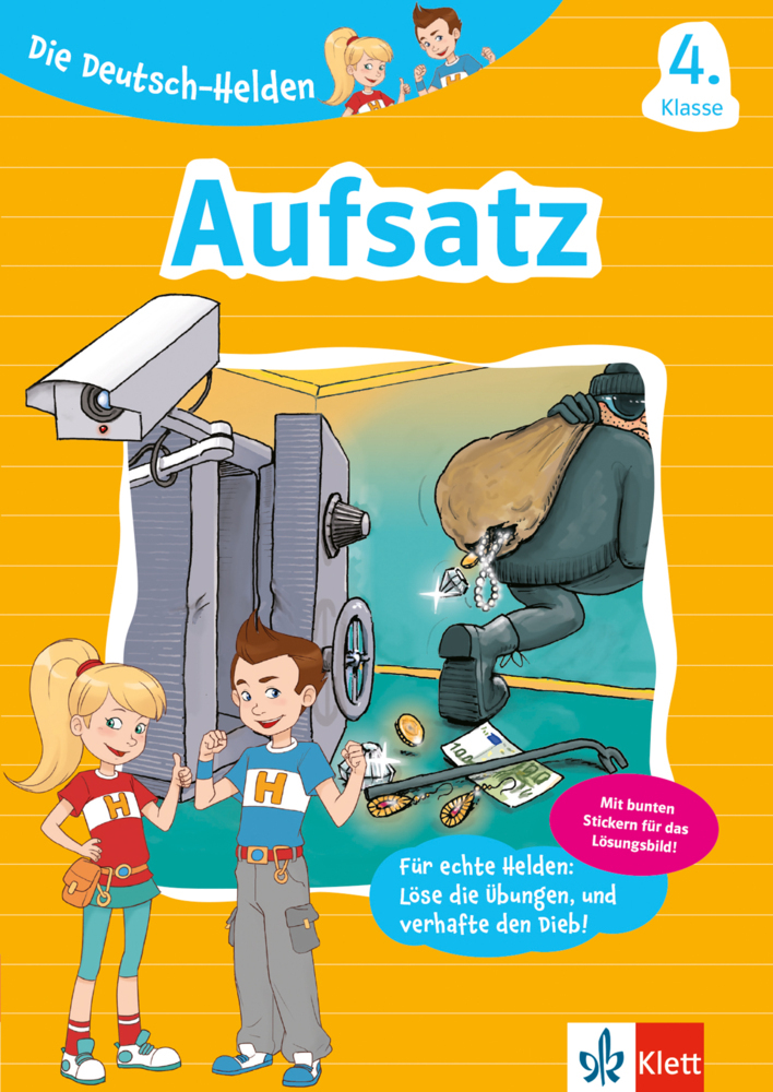 Klett Die Deutsch-Helden: Aufsatz 4. Klasse main product photo