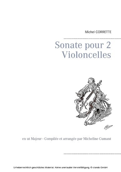 Sonate pour 2 Violoncelles main product photo