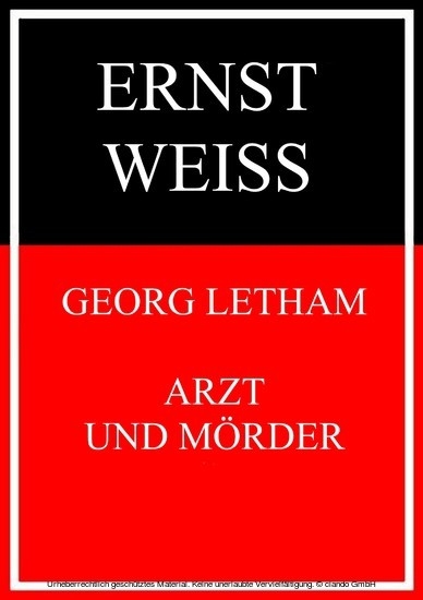 Georg Letham - Arzt und Mörder main product photo