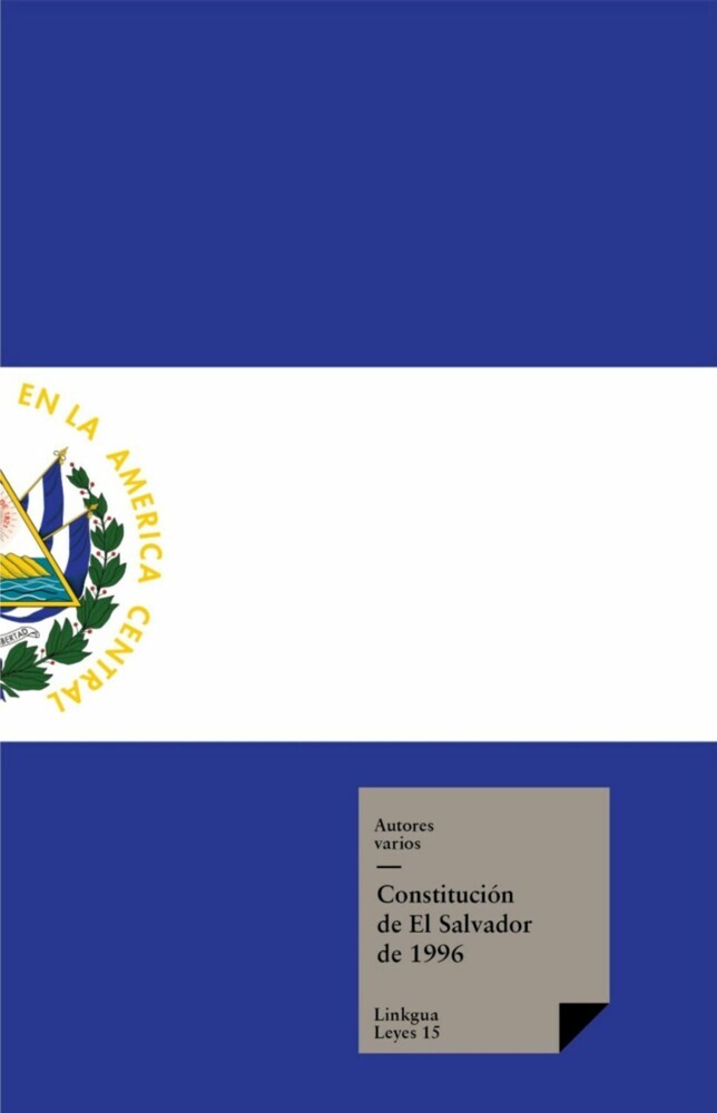 Constitución de El Salvador de 1996 main product photo