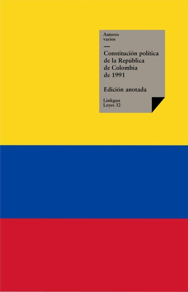 Constitución política de la República de Colombia de 1991 main product photo