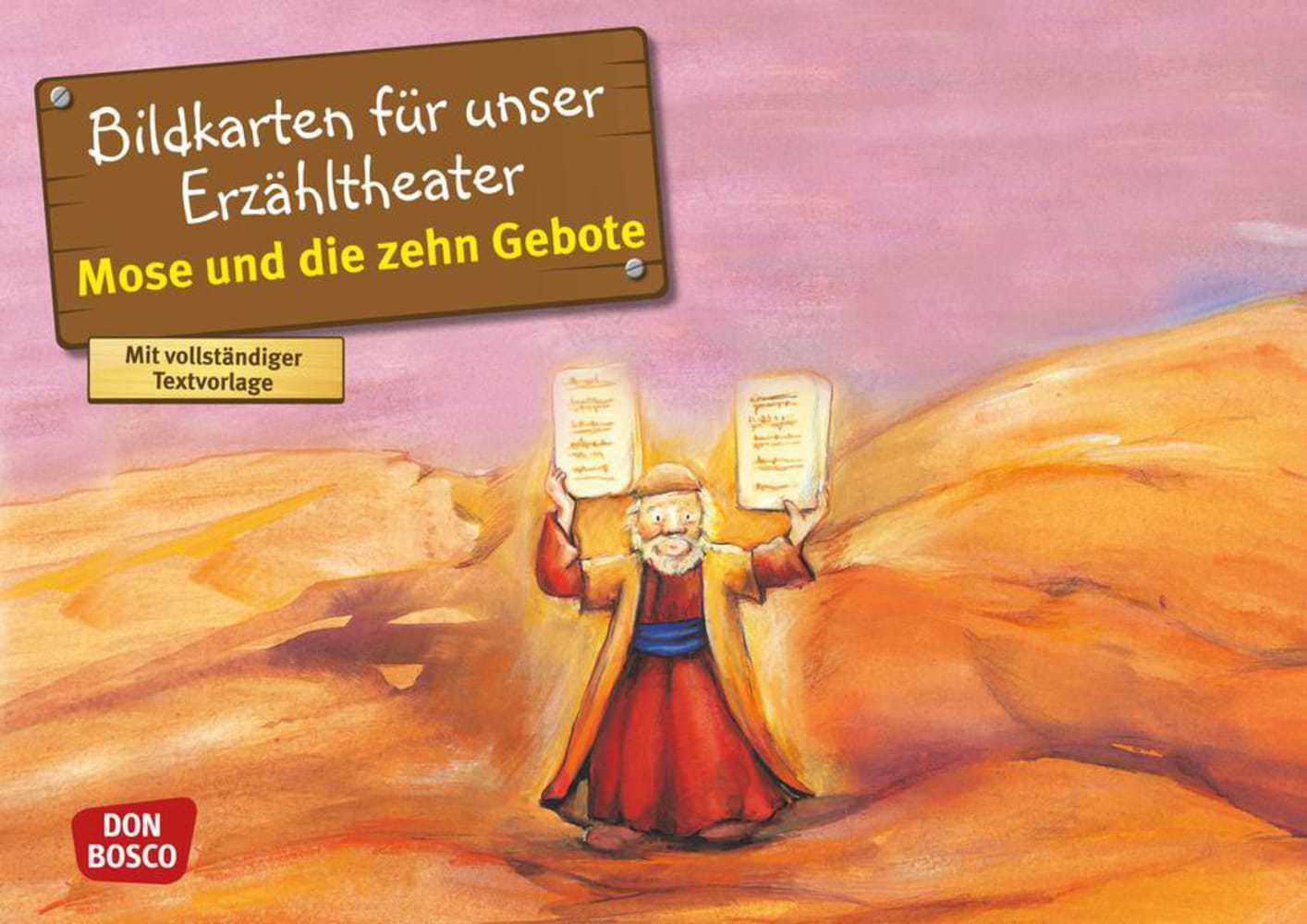 Mose und die zehn Gebote, Kamishibai Bildkartenset main product photo