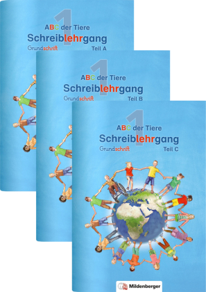 ABC der Tiere 1 - Schreiblehrgang Grundschrift, Teil A, B und C, 3 Teile