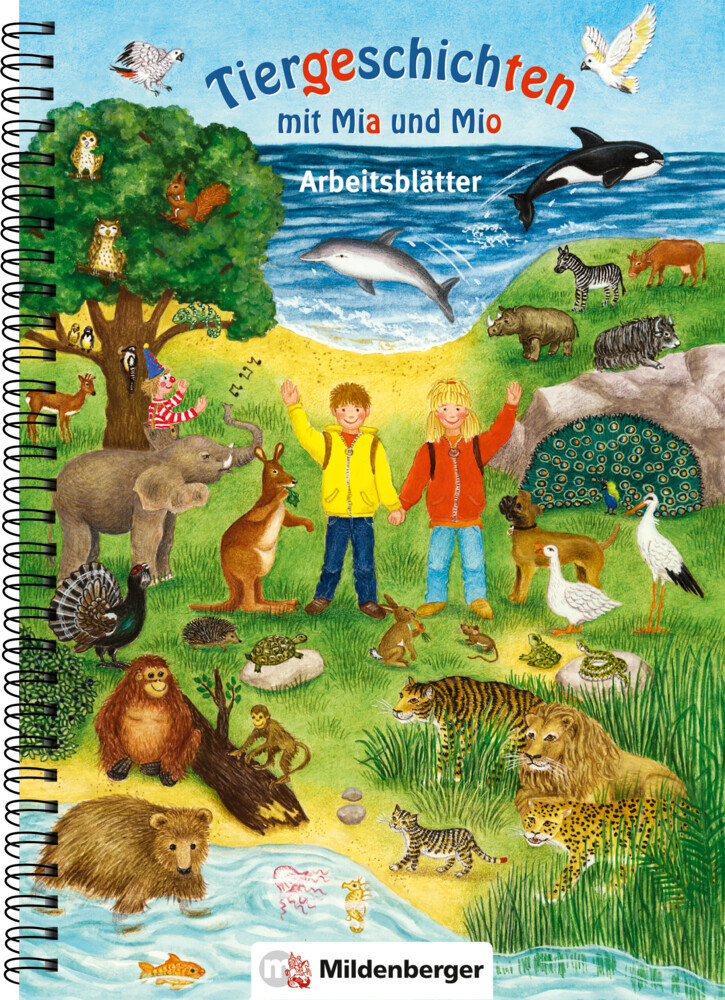 Tiergeschichten mit Mia und Mio - Arbeitsblätter main product photo