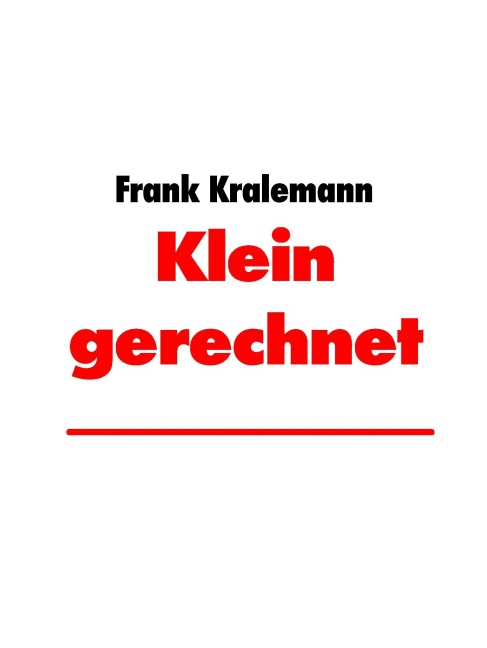 Klein gerechnet main product photo