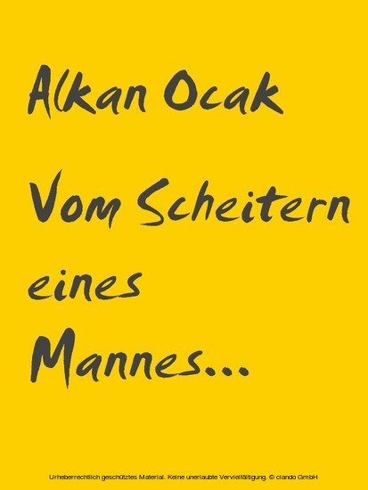 Vom Scheitern eines Mannes... main product photo