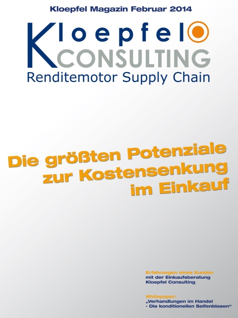 Kloepfel Magazin: Die größten Hebel, um Kosten (Rohstoffpreise, Energiekosten und Logistikkosten) im Einkauf zu senken main product photo
