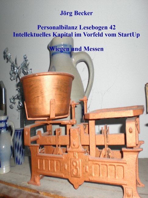 Personalbilanz Lesebogen 42 Intellektuelles Kapital im Vorfeld vom StartUp main product photo