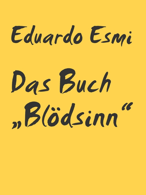 Das Buch 'Blödsinn' main product photo